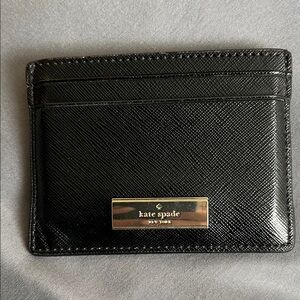 Kate Spade Black Textured Wallet